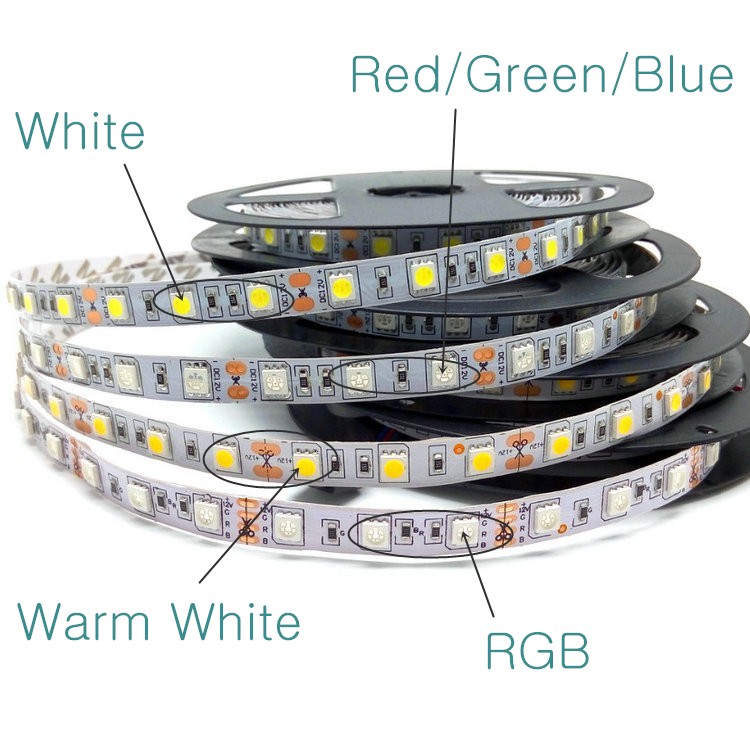 12V SMD Waterproof flexible led strip 5050