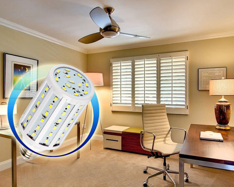 E27 LED Lamp E14 LED Bulb SMD5730 220V Corn Bulb 36LEDs Chandelier Candle LED Light For Home Decoration Ampoule