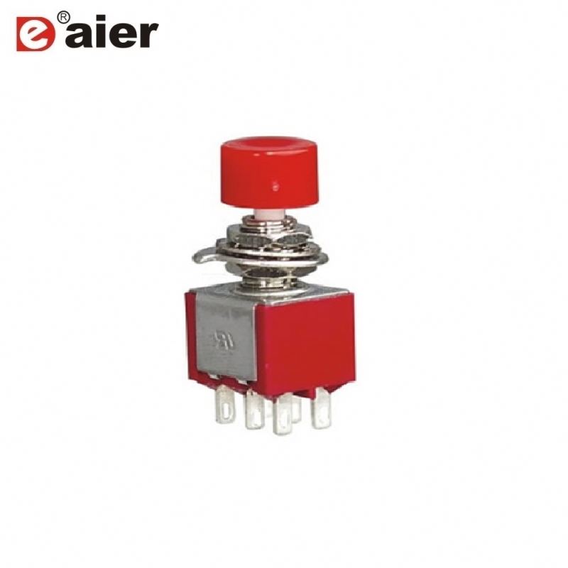 6Pin Soldering type ON-ON Momentary Double Pole Push Button Switch