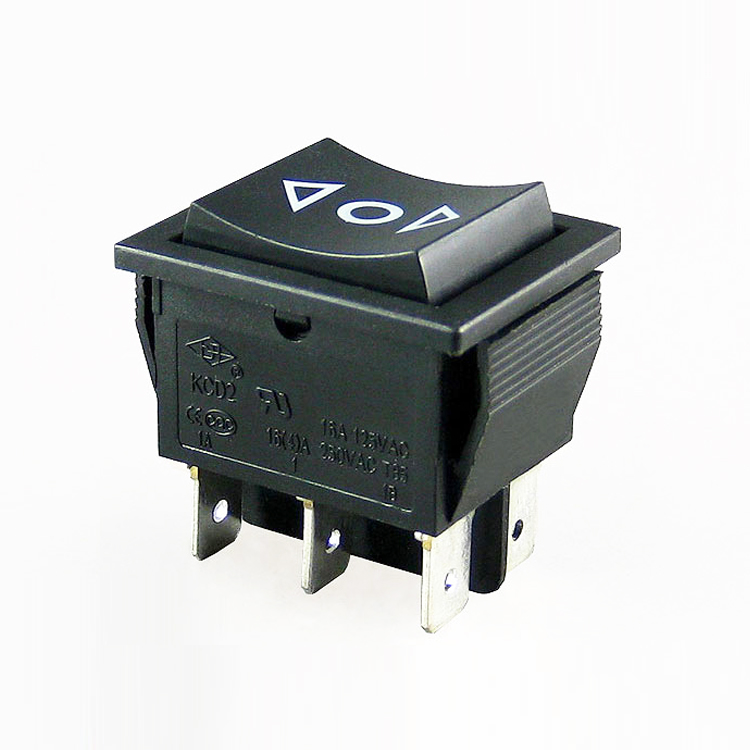 click to get big surprise 16A 250V t85 3 position Momentary rocker switch