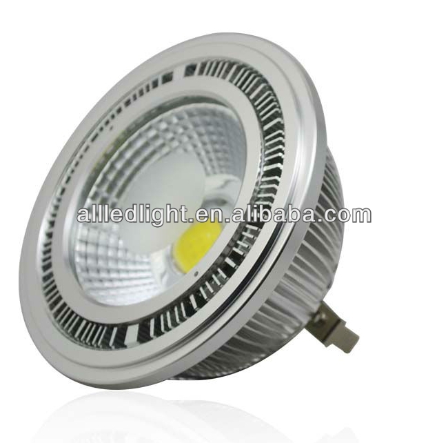 12W high lumen AR111-G53 Base COB spotlight led with external driver