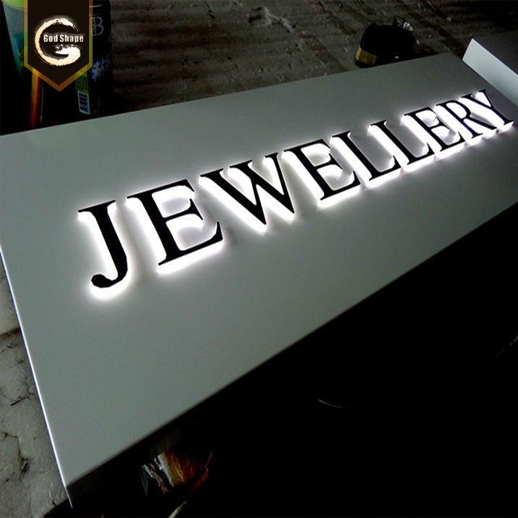 Wall mount LED Backlit channel letter  led letter lights sign