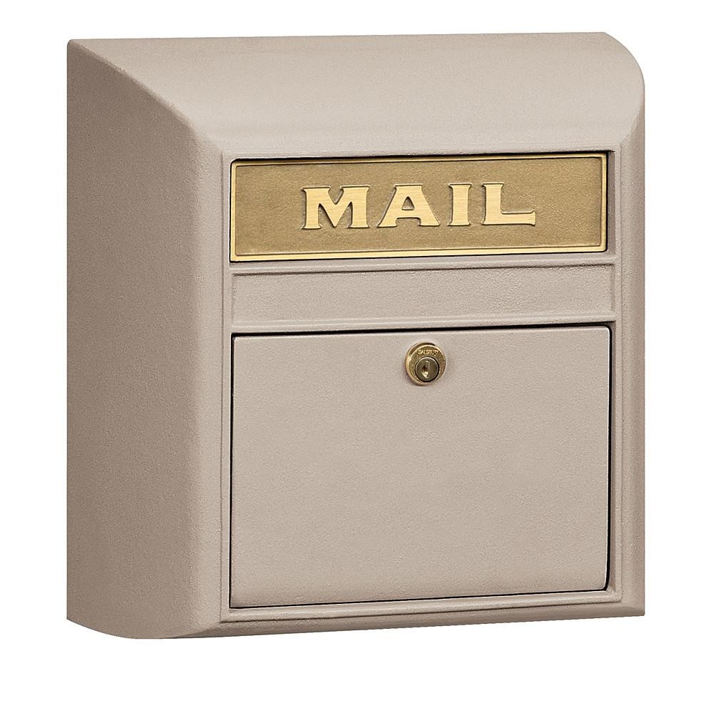 Wall mounted steel metal mailbox Vintage Garden Cast Aluminum Mailbox