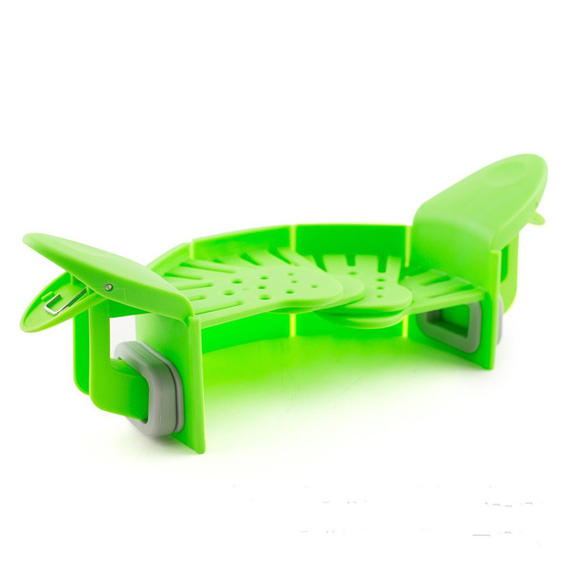 Creative Kitchen Gadgets Kitchen Pan Strainer Drain Wash Rice Noodle Pasta Baffle Filter