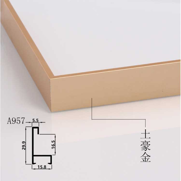 Aluminum Snap Porfile Frame for picture frame Poster Anodized aluminum extruded alloy