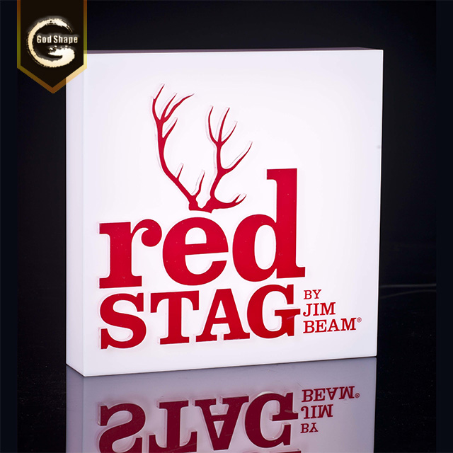 Outdoor Light Box Advertising 3d Led Acrylic Light Box Square Frameless LED Street Light Box