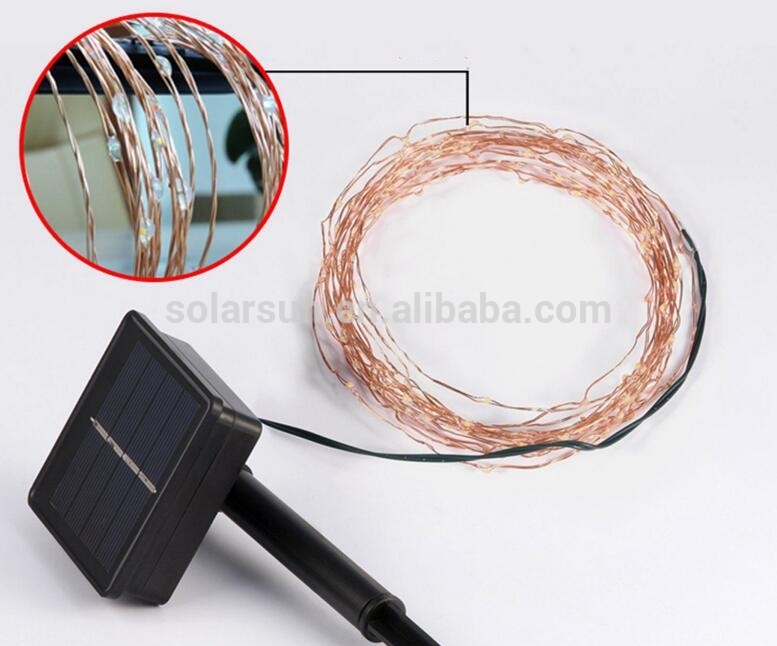 TaoTronics LED String Lights 33 ft with 100 LEDs, Waterproof Decorative Lights for Bedroom, Patio, Partie, copper wire lights