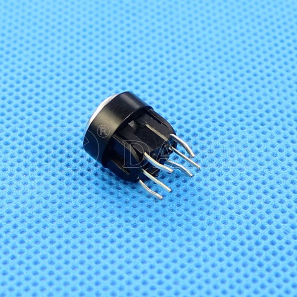 6X9XH MM Size 10MM Round Frame 7.5MM Diameter Silvery Button TSL-A061-2DL1Illuminated Tact Switch