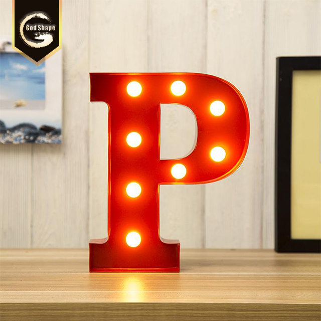 OEM Custom Made Super Bright Led Signs 3d Cut Acrylic Letters With Light Bulb