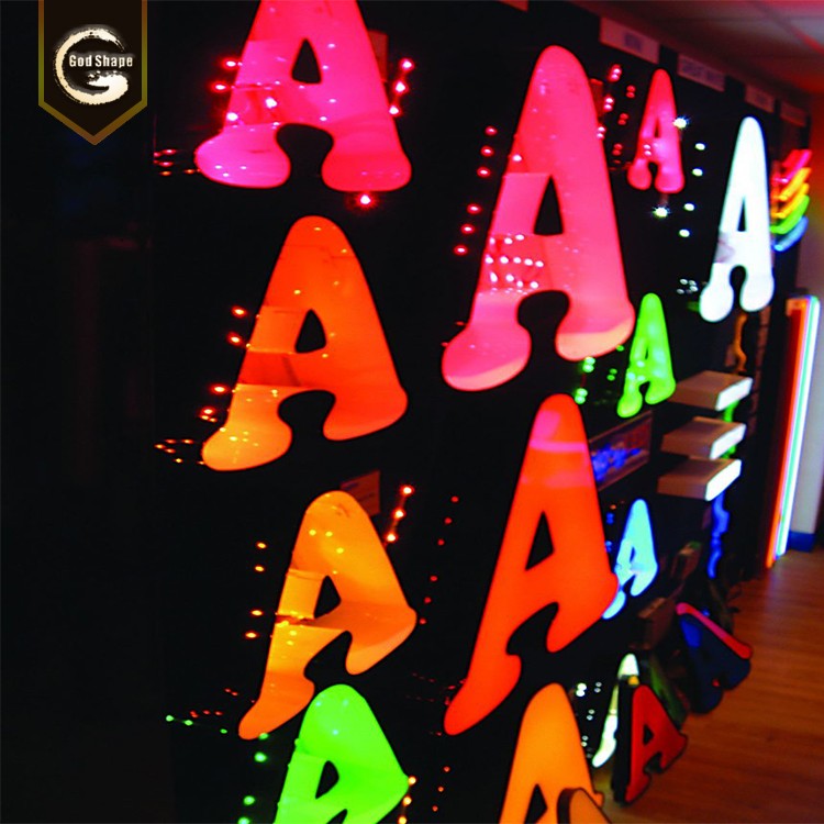 OUtdoor indoor wall mount customized LED Neon Sign Board