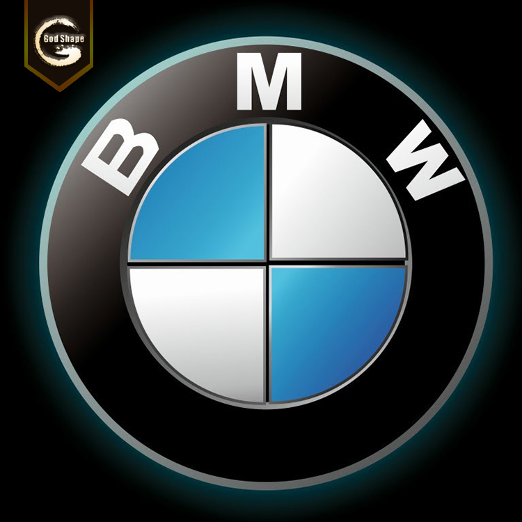 Custom made wall mount led strip lighting  box  sign lobby business  illuminated  car logo brand signage