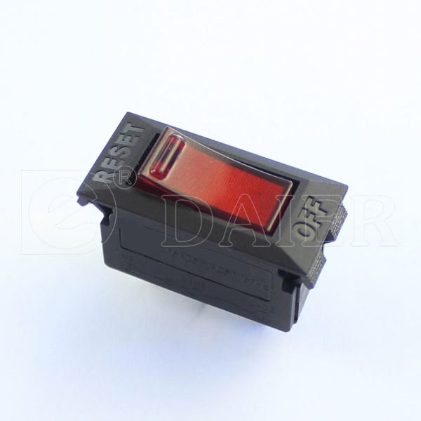 ST-003 Series 3~20A 125/250VAC/32VDC 3 Pin DC Circuit Breaker with LED