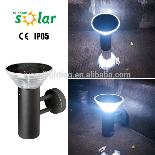 Stainless steel solar led wall light ,residential motion sensor solar outdoor light for sale with super high brightness