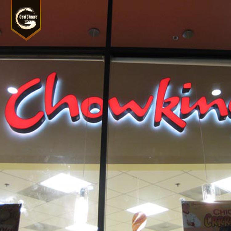 3d acrylic illuminated sign front-lit channel letters led sign