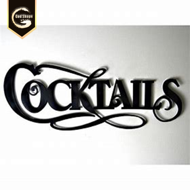 Metal Hotel Room Door Signs Black 3d Laser Cut Letters Numbers Sign