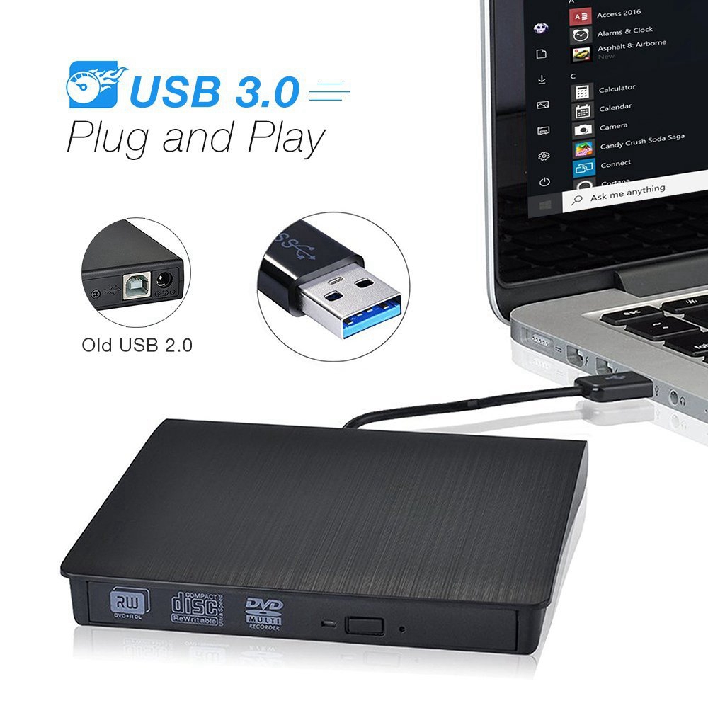 New USB 3.0 portable external dvd drive USB3.0 Writer Burner