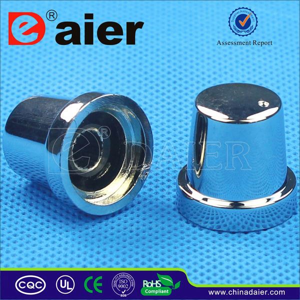 6mm chrome plated pedal guitar amplifier knobs