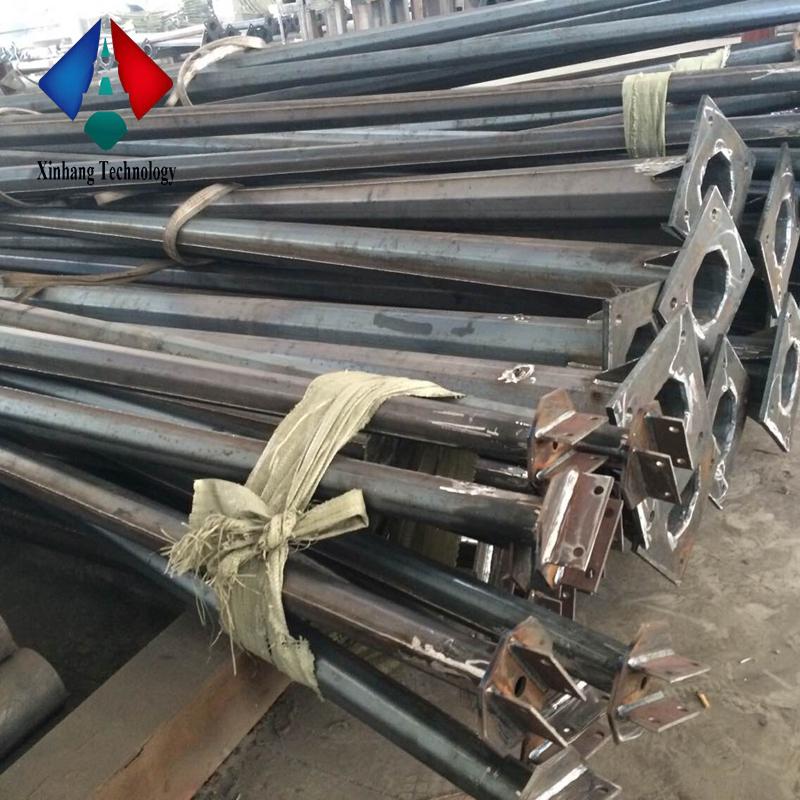 hot dip galvanized mast structural steel anti corrrosive decorative 30 meter tower monopole