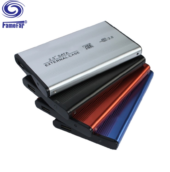 Factory selling USB2.0 SATA 2.5 inch aluminum usb 3.0 hard drive HDD Case Enclosure