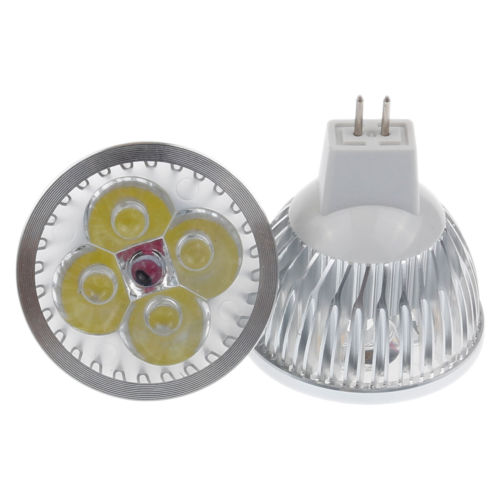 high power lighting MR16 12V 3W 4W   led spotlight lamp bulb warm/pure/cool white LED light