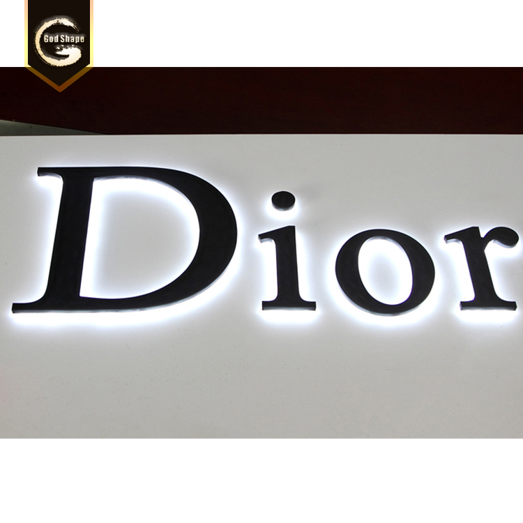 3D sign Led Stainless Steel illuminated signage Led Backlit House Number Channel Letter