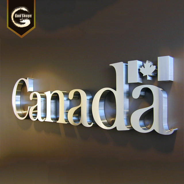 Advertising Custom Made High Quality Custom Stainless Steel 3d Laser Cut Letters Sign