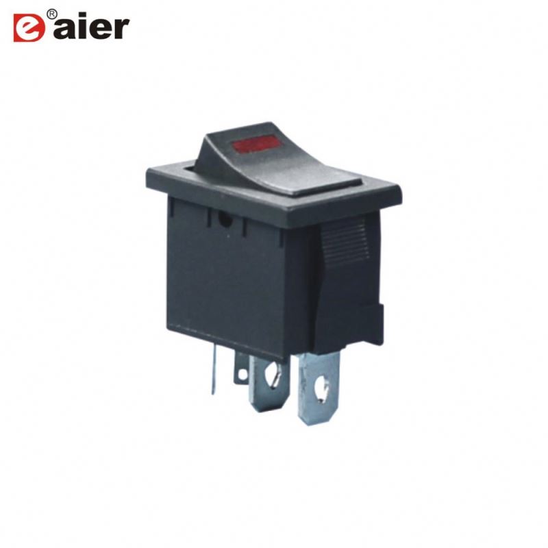 Mini 10A 125VAC SPST ON OFF 3V LED Rocker Switch Labels