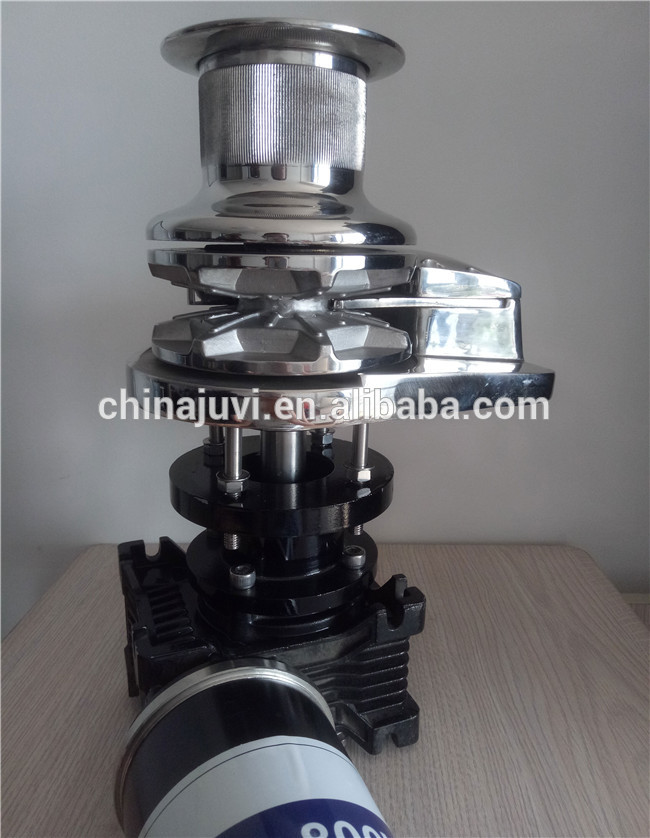 Promotional JV411H 400W yacht boat stainless steel vertical boat windlass 12v electric