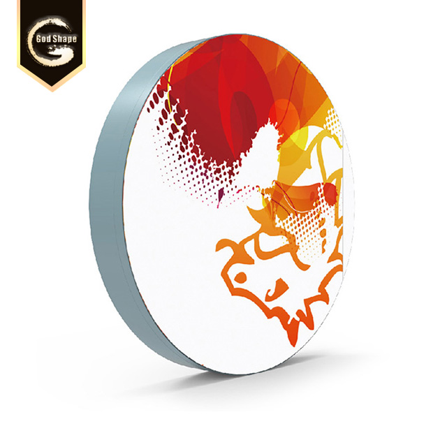 Factory Modern Wall Mounted Advertising Double Sided Round Metal Acrylic Led Light Box Sign