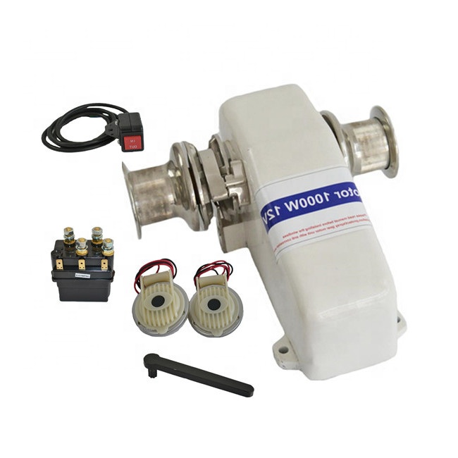 12V 24V 1400W anchor  Horizontal windlass winch capstan JVH-013