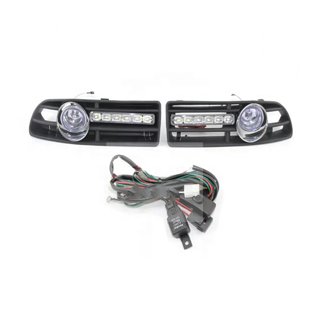 LED Fog Lamp case frame cover blue light For Volkswagen VW Jetta IV BORA 2002 -2004