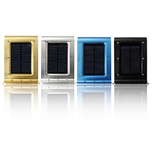 Aluminum 16 led solar Energy Motion Activated PIR led wall lamp