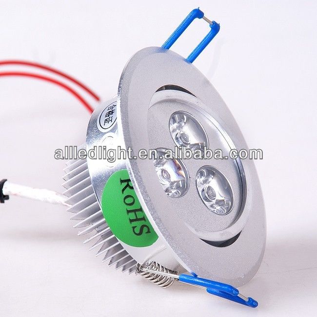3w led ceiling recessed lighting