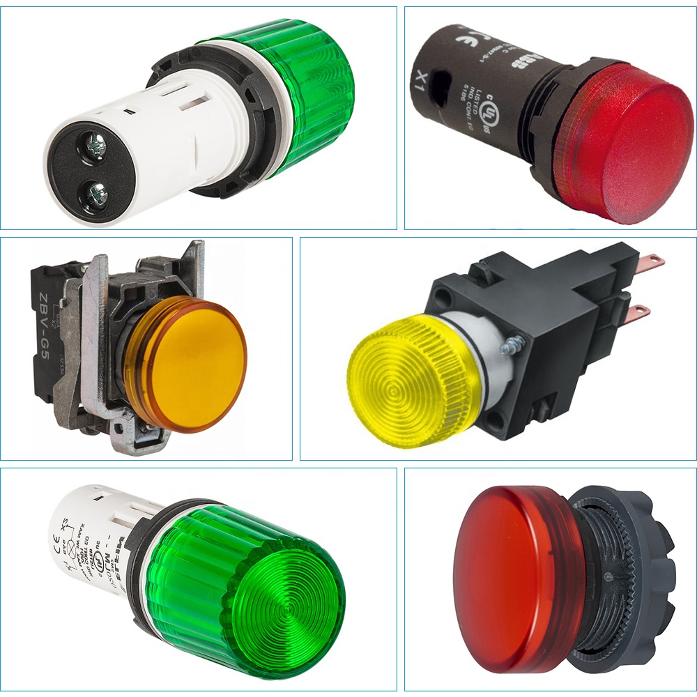 6Mm 22Mm Ba9S Led 110V Green Red Yellow Blue White Dual Color Indicator Light