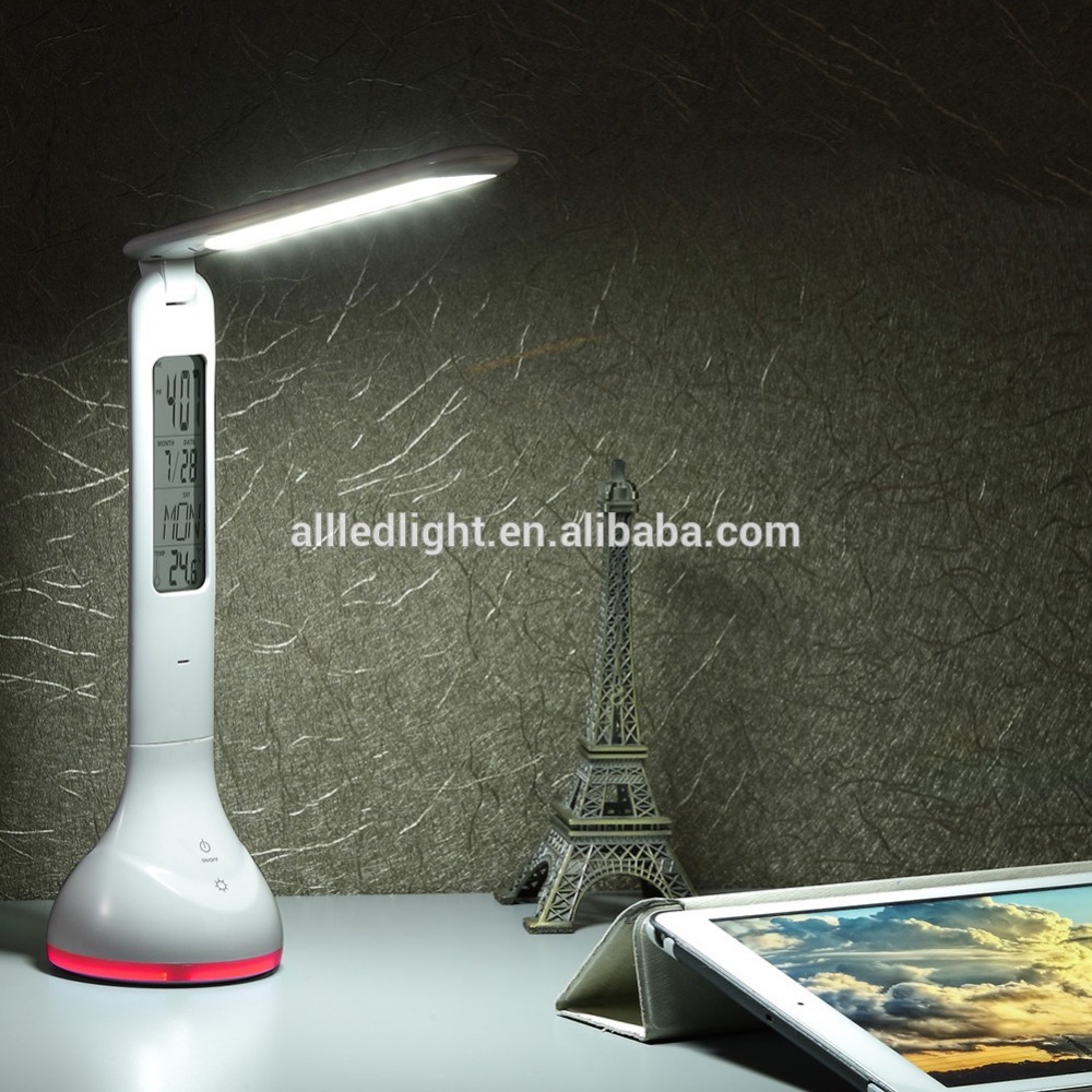 led desk lamp lamp with mood light and lcd display