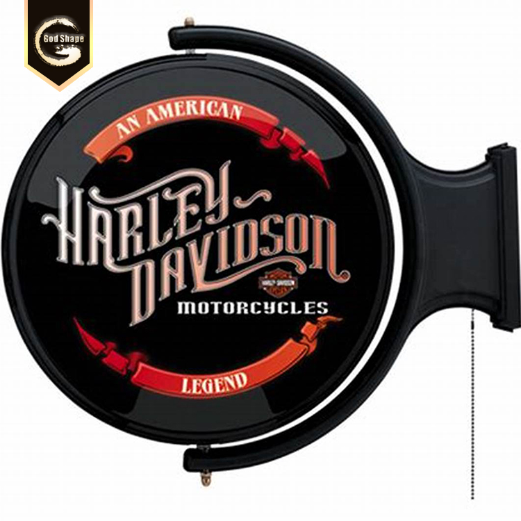 Hot Selling Advertising Wall Mounted Double Sided Round Light Box Sign Led Light Box Signage