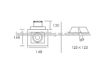 Single Light Citizen COB LED Chip Spotlight Ra>95 offer free Sample