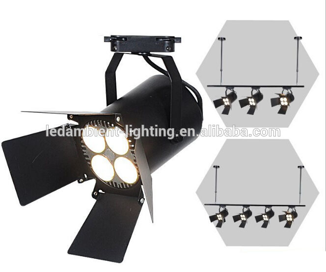 led track spot light e27 with 4 leaf shaped for clothing shop store lighting