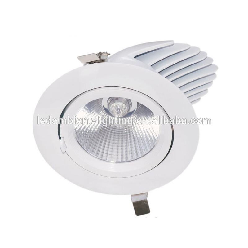 Rotatable COB LED juno diameter 165mm CRI90 downlight 35w high quality low price