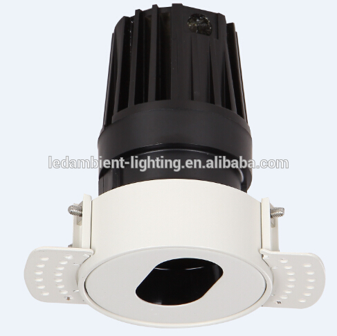 7w 10w trimless LED downlight,slim led spot lights 2017 new products warm white color