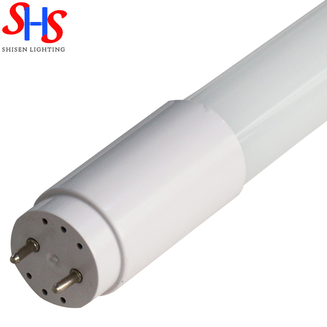 plastic t8 led tube 18W led PC tube light  both for AC/DC 12V-36V