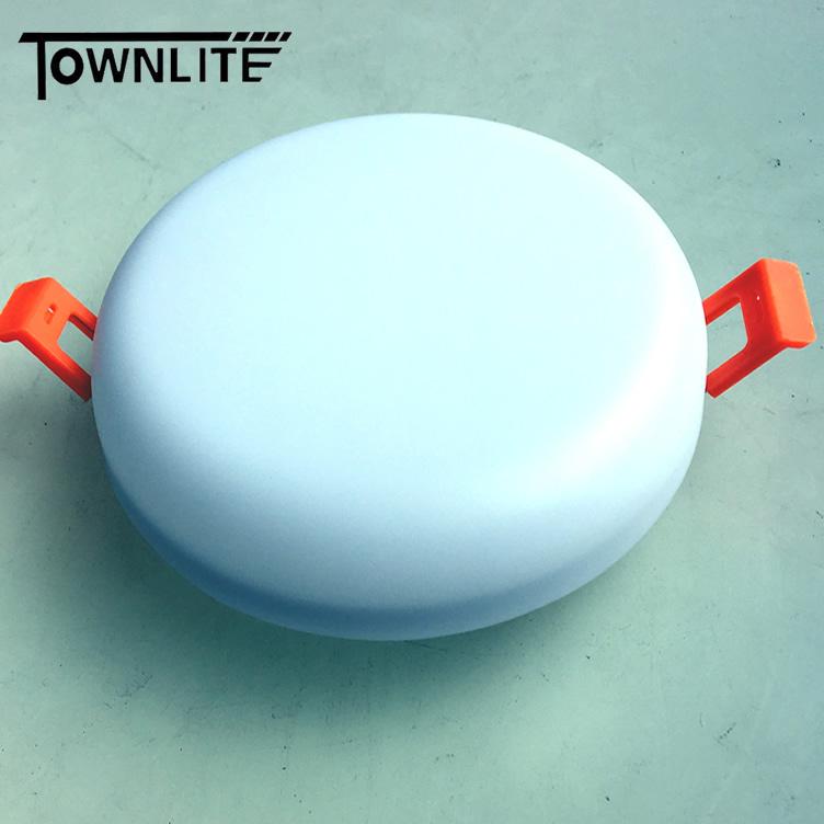 High lumen frameless 18w round ceiling led panel light for indoor lighting