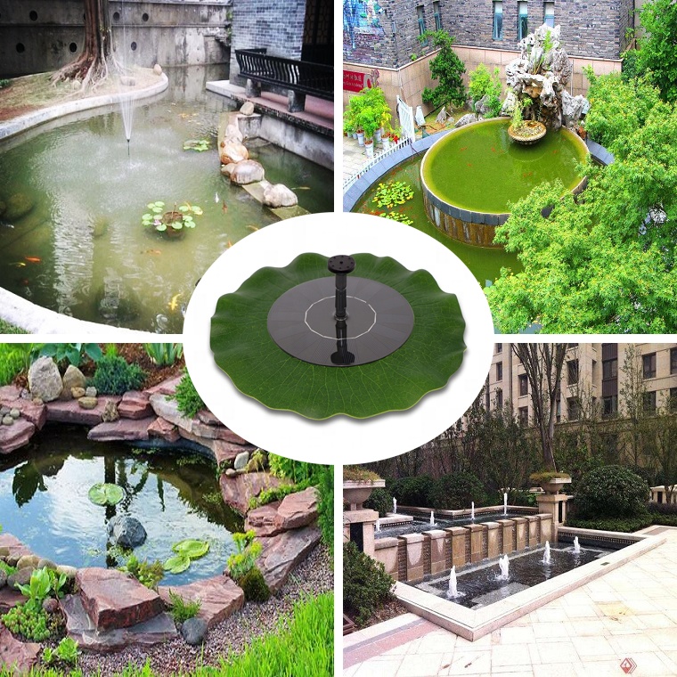 Outdoor Park Garden Pool landscape home decor solar fountain
