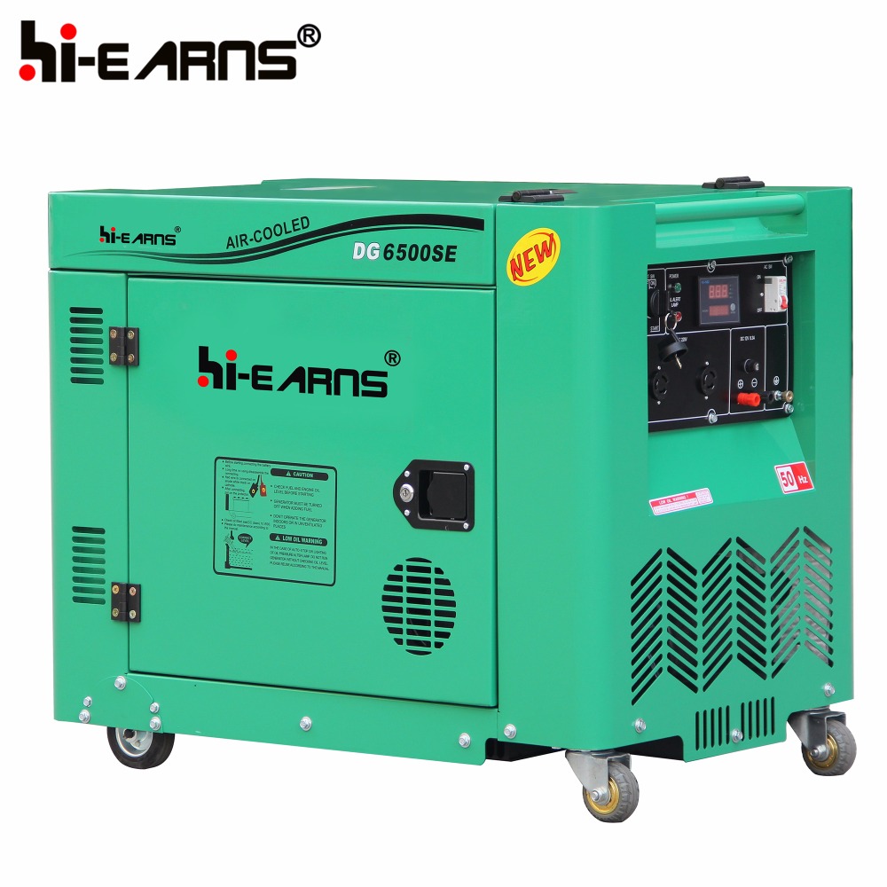 Silent air cooled diesel generator with calculagraph price