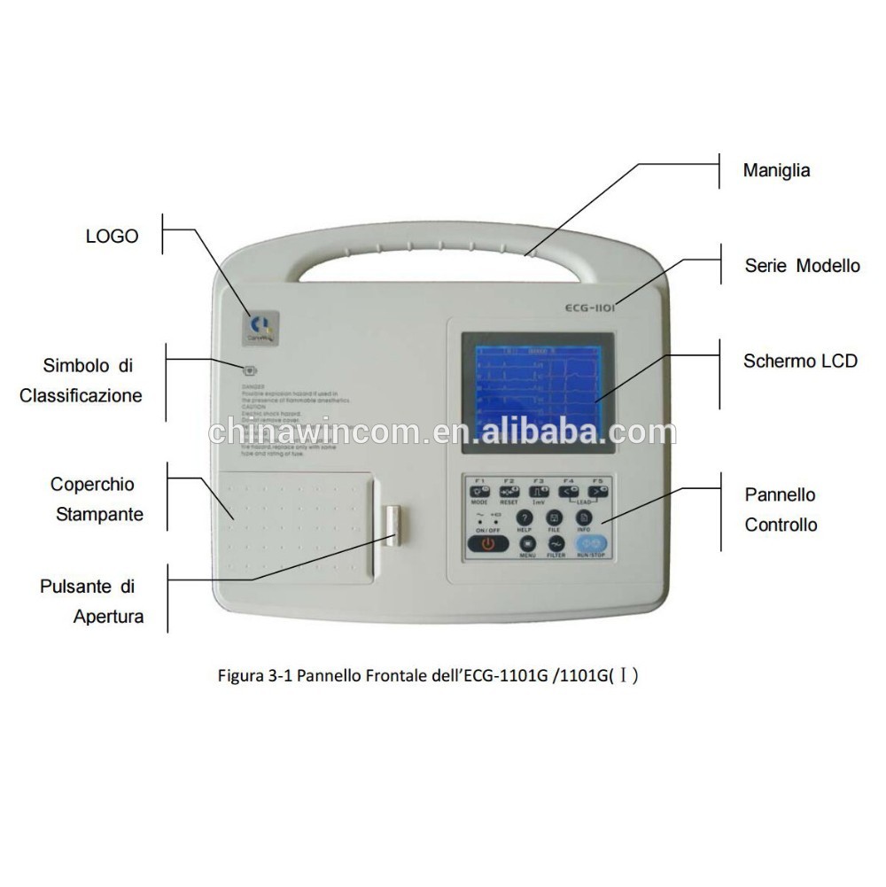 China manufacturing cheap ecg machine