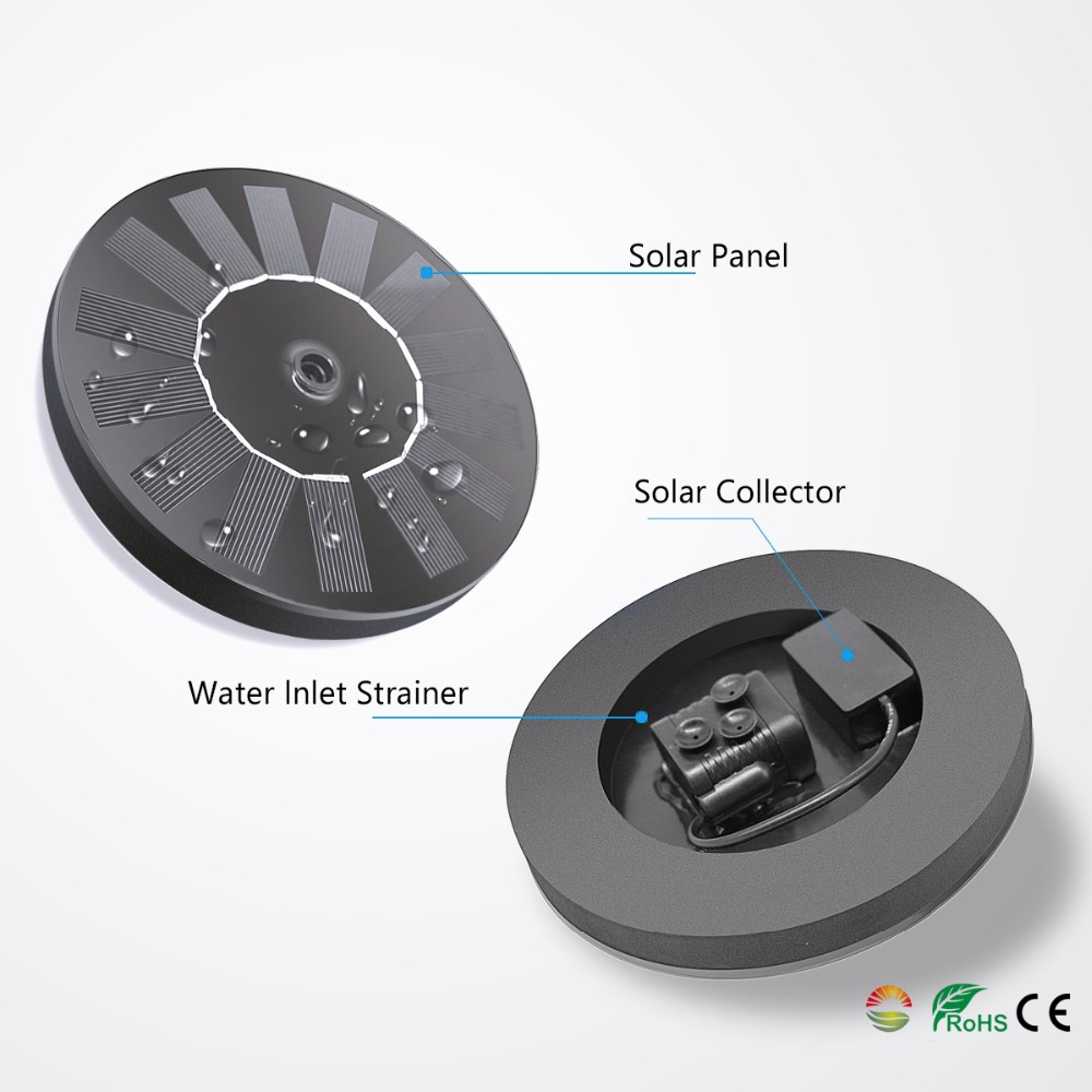 Home garden park pool landscape Solar Powered smart outdoor hydraulic pump