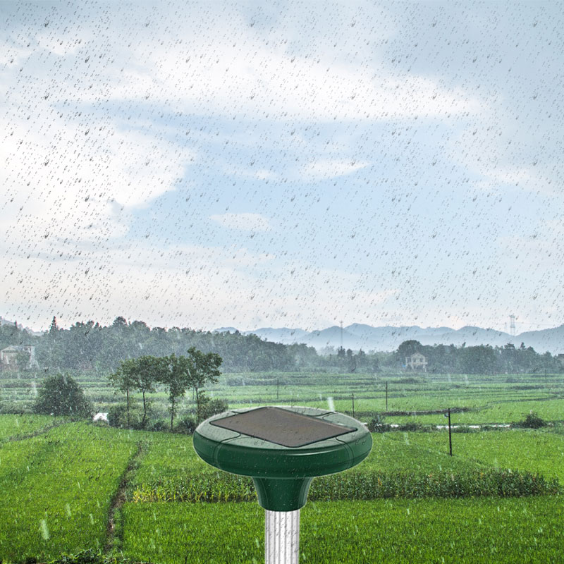 2019 Hot Sell Ultrasonic Solar Rodent Animal Mole Mice Snake Deterrentmice Pest Control Repeller