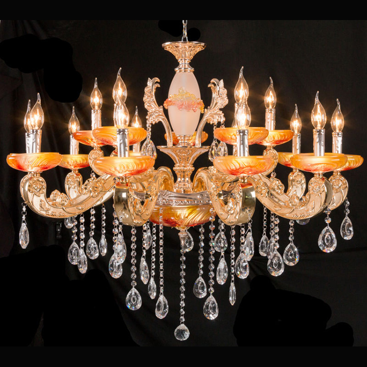 Rust Candle Warm Rustic Color Plastic Expensive Chandelier