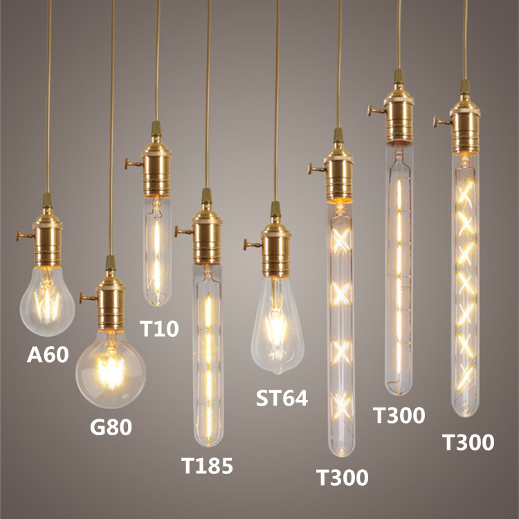 Ningbo tuya smart light filament light e10 CE/ROHS/ERP ST64 8W