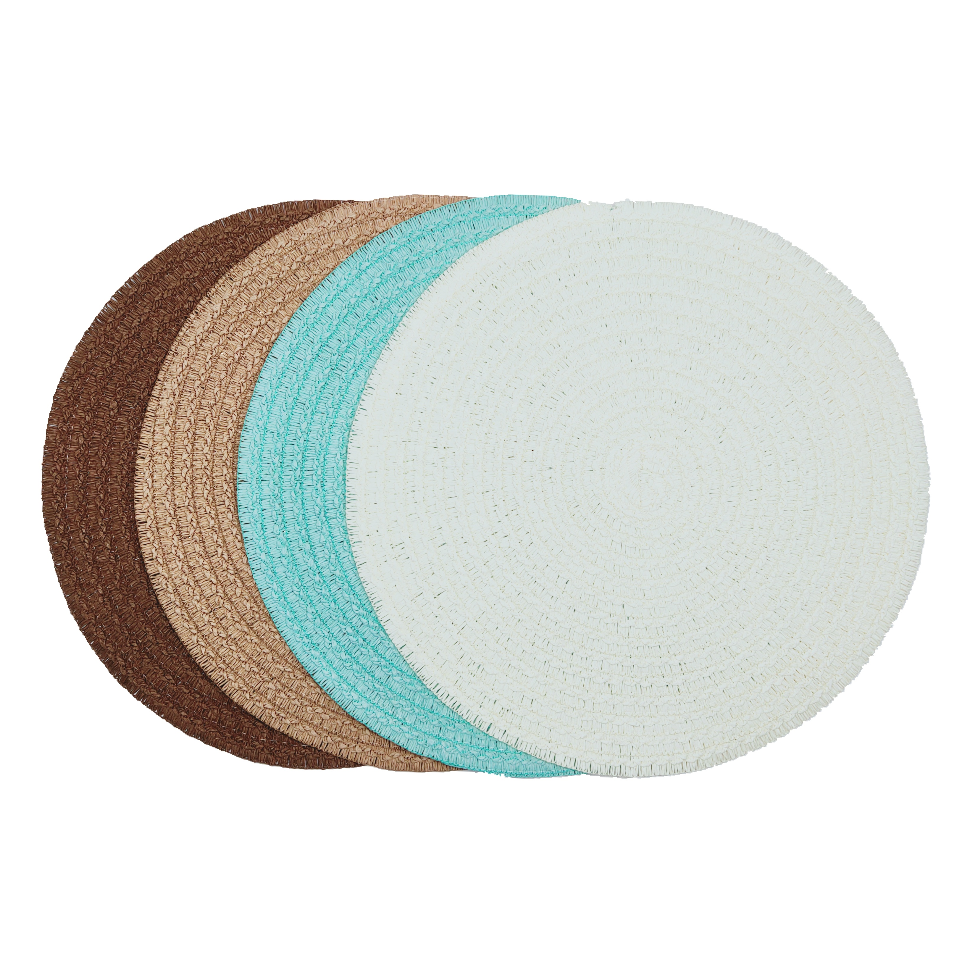 Tabletex assortment new design dinner set wholesale custom paper braid placemats woven dining table quality mat